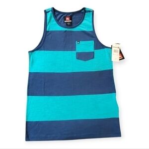 NWT Quiksilver Kid's Stripes Sleeveless Tank Top